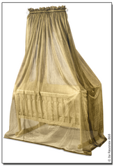 金剛罩電磁波防護垂幕連嬰兒牀(白色櫸木架) Goldkind Pro® Baby Bed with Shielding Canopy (white beechwood stand)