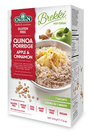 無麥麩藜麥雜糧糊(蘋果肉桂)Orgran Gluten-free Quinoa Porridge with Apple and Cinnamon (210g)