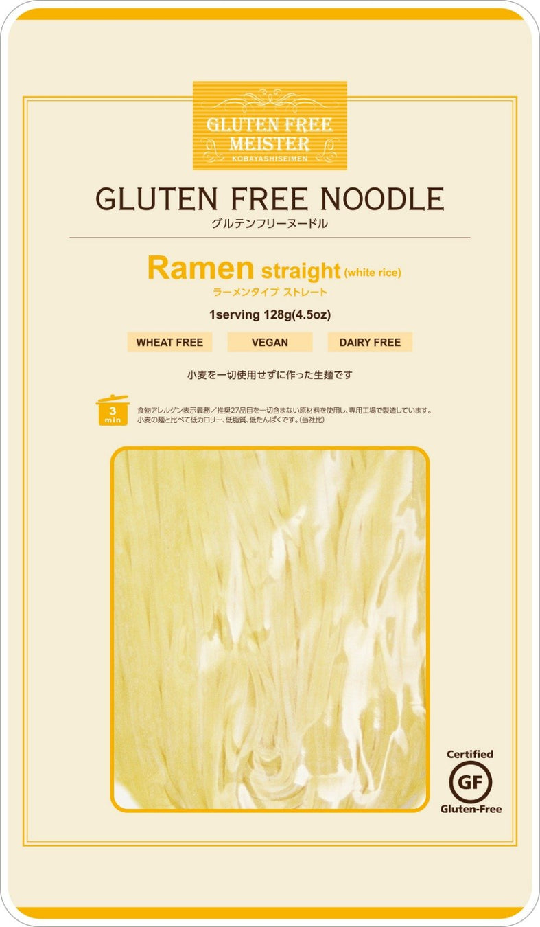 無麥麩日本拉麵(直)Gluten Free Japanese Ramen - Straight (128g)