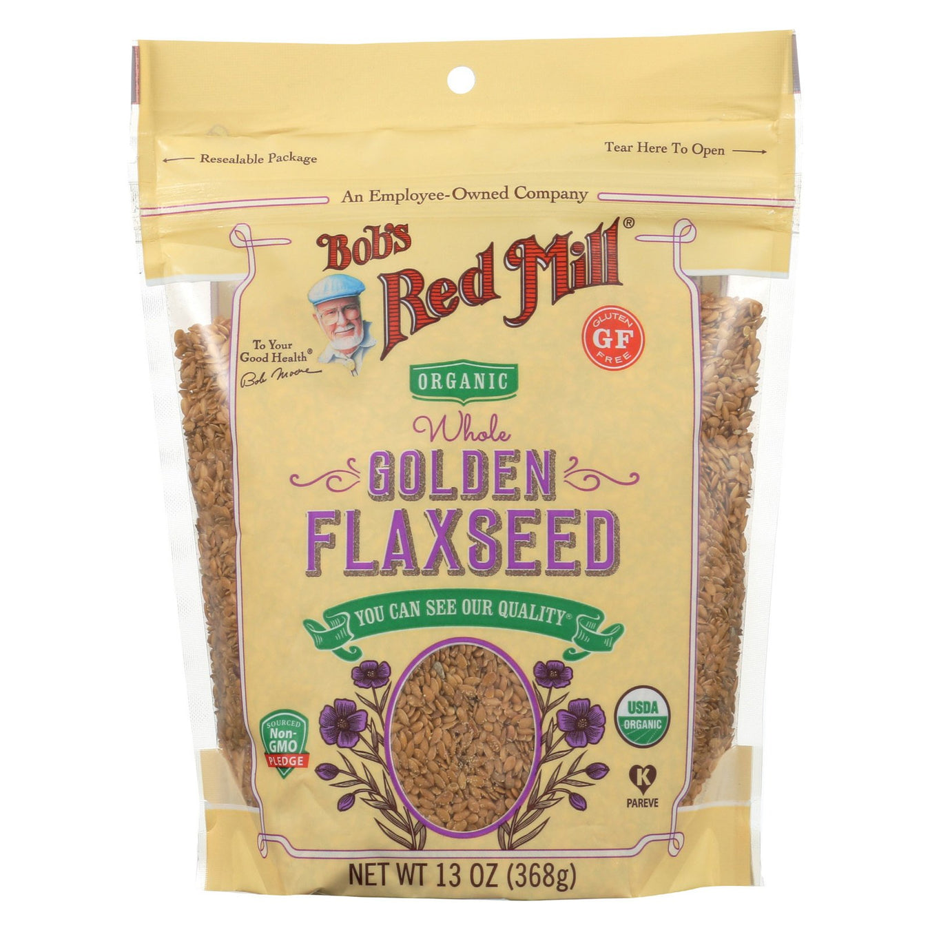 特級有機金黃色亞麻籽 (細包裝) Bob's Red Mill Organic Golden Flaxseed (368g)