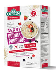 無麥麩藜麥雜糧糊（莓子）Orgran Gluten-free Quinoa Porridge with Berry (210g)
