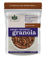 澳洲農場無麥麩可可椰子爆米花早餐 Brookfarm Gluten Free Cacao Coconut Granola (350g)