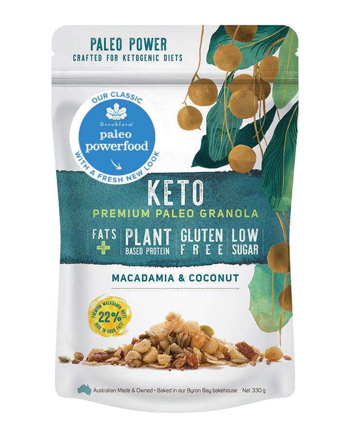 澳洲農場無麥麩果仁種籽高蛋白早餐 Brookfarm Gluten Free Macadamia Paleo Granola (330g)