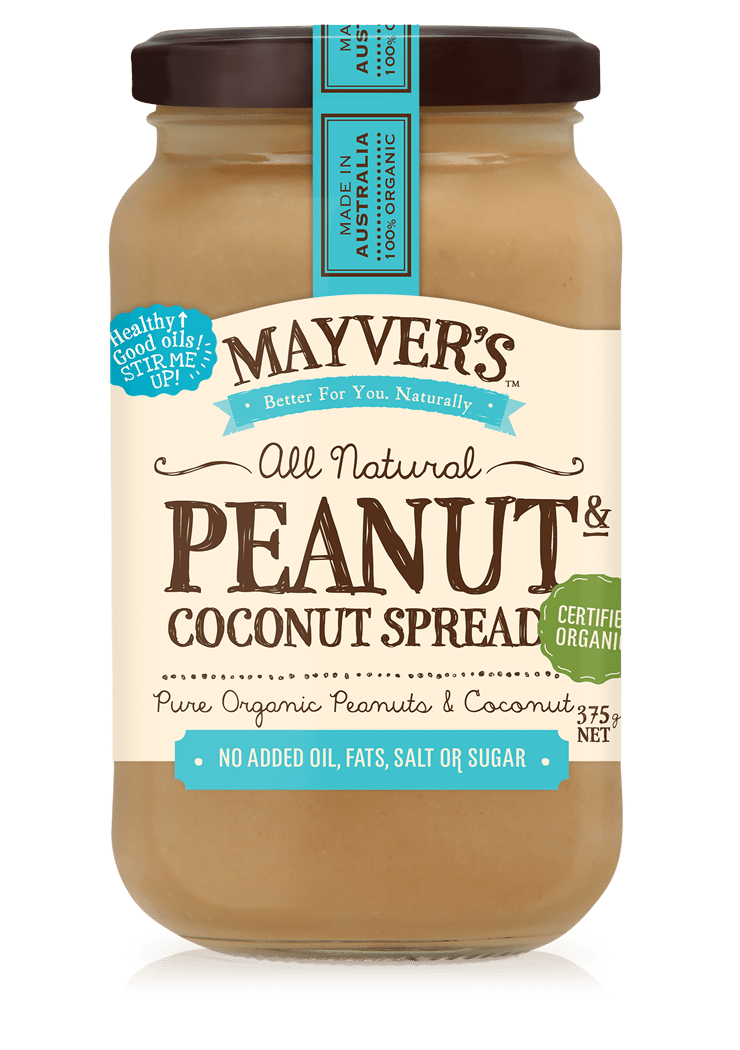 有機椰子花生醬 Mayver's Organic Peanut Coconut Spread (375g)