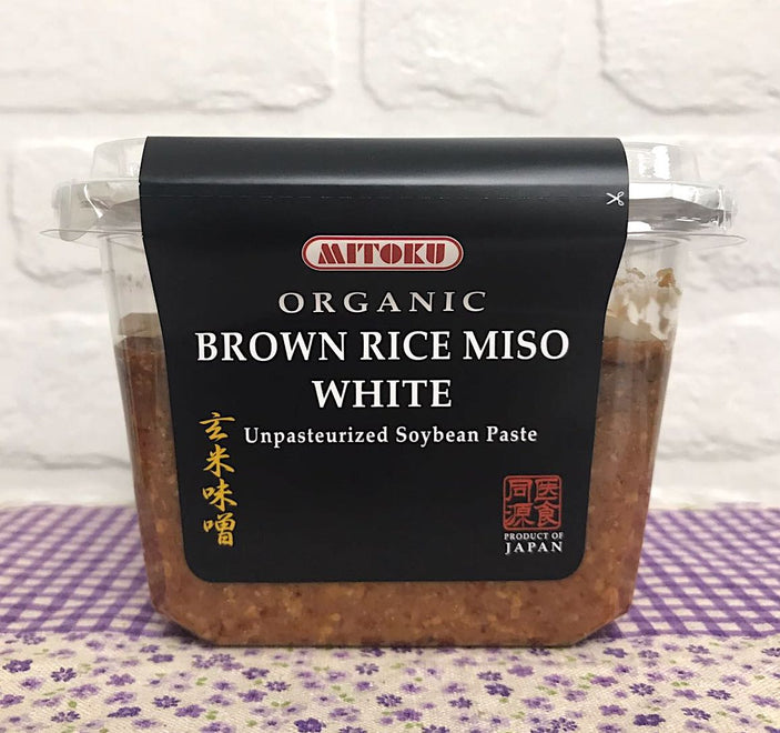 有機糙米白味噌 Organic Brown Rice White Miso (unpasteurised) 300g