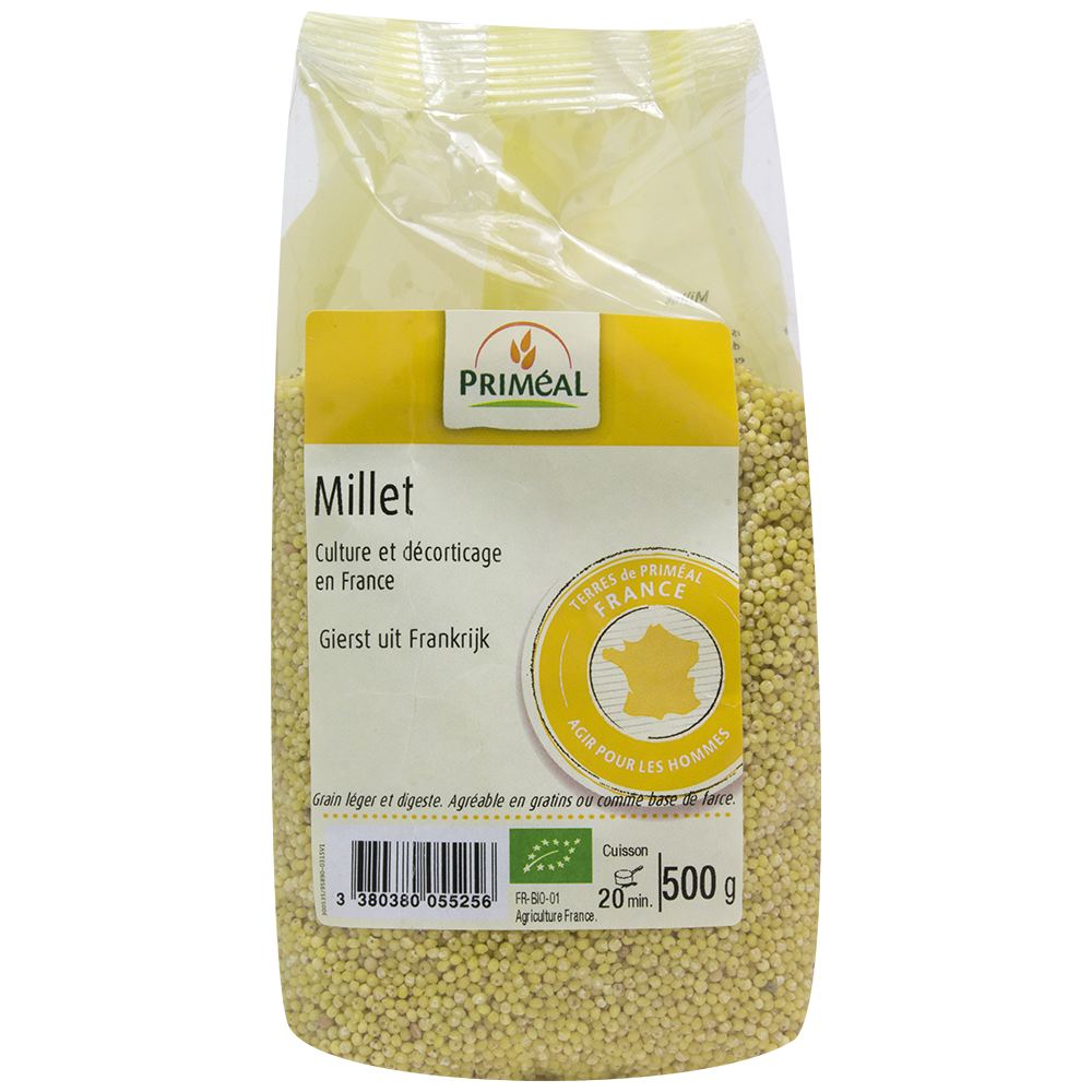 法國有機小米 Priméal Organic Millet (500g)