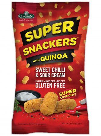 無麥麩藜麥墨西哥風味素脆脆 Orgran Gluten-free Vegan Quinoa Snack with Sweet Chilli Sour Cream flavour (90g)