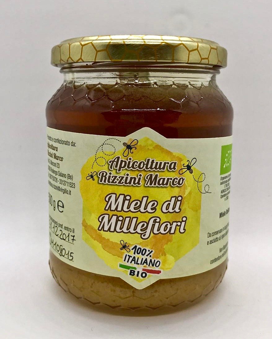 意大利有機百花蜜 Italian Organic Wildflowers Honey (500g)