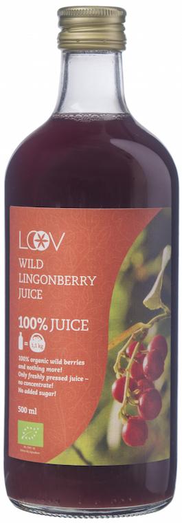 Loov 有機森林野生越橘汁 Organic Wild Lingonberry Juice (500g)